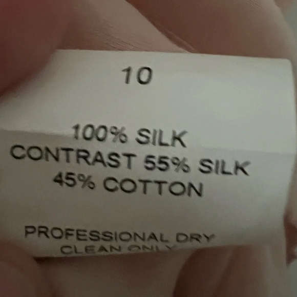 Poleci Silk Sheath Sleeveless Dress sz 10 - Picture 3 of 3